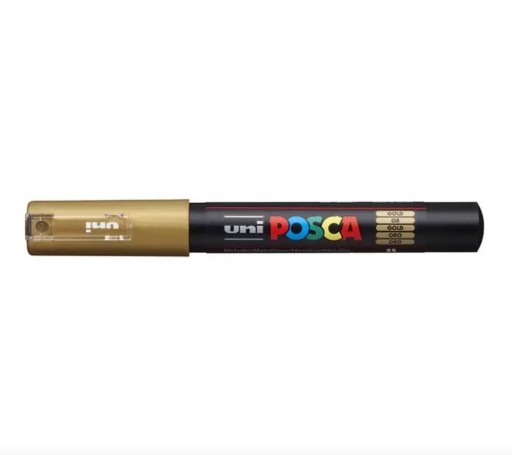 Posca pigmentový popisovač biely 1 PC-1M...