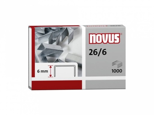ZOŠÍVAČKY NOVUS 26/6 1000 KS