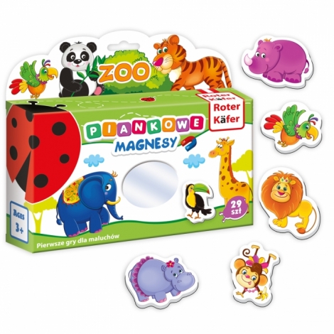 VZDELÁVACIA HRA MÔJ MALÝ SVET MAGNETOV ZOO ROTER KAFER PUZZZ