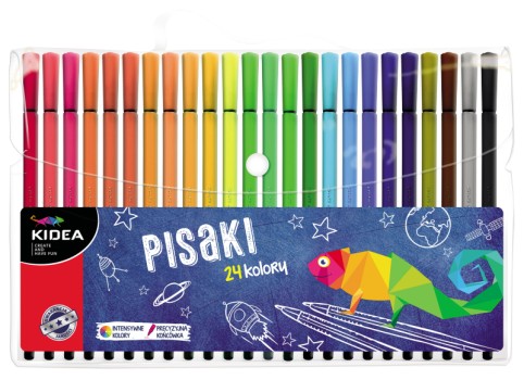 FILTRAČNÉ PERÁ V PÚZRIKU - 24 farieb + omaľovánka
