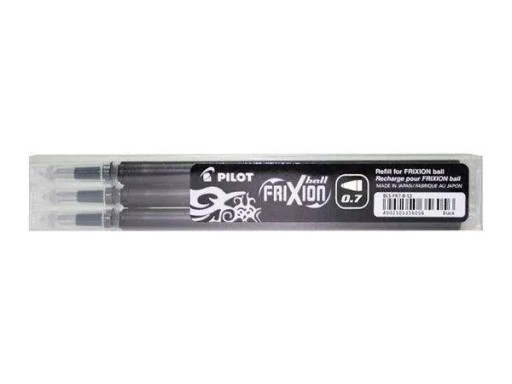PILOT Frixion Refill 0,7 čiernej stierateľnej náplne