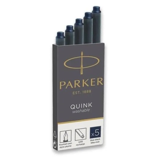 Náplne do pera PARKER QUINK, námornícka modrá, 5 ks