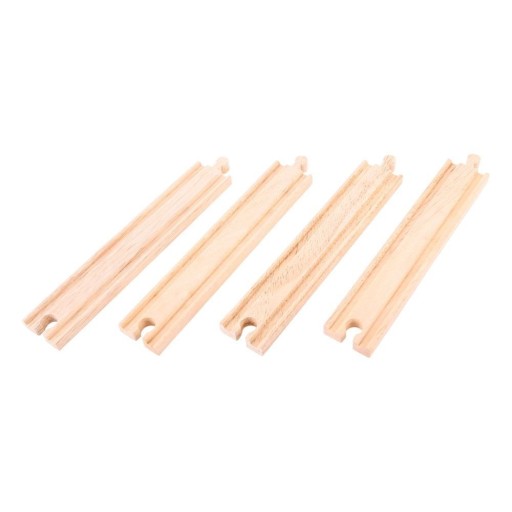 Sada dlhých drevených dráh 4 kusy od Bigjigs Toys