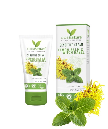 Cosnature Prírodný upokojujúci krém pre citlivú pokožku s melisou a hamamelom