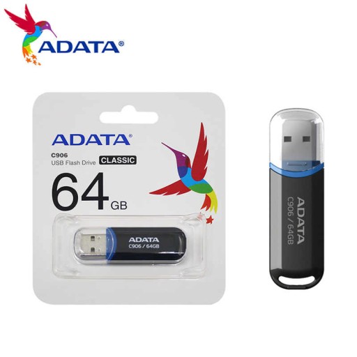 ADATA Pendrive C906 64GB USB2.0 čierny