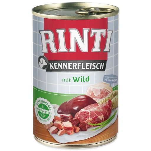 Rinti Kennerfleisch zverina 400g mokré krmivo pre psov