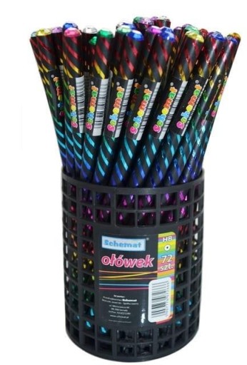 Tradičná ceruzka HB 1 kus Multicolor Scheme 2666