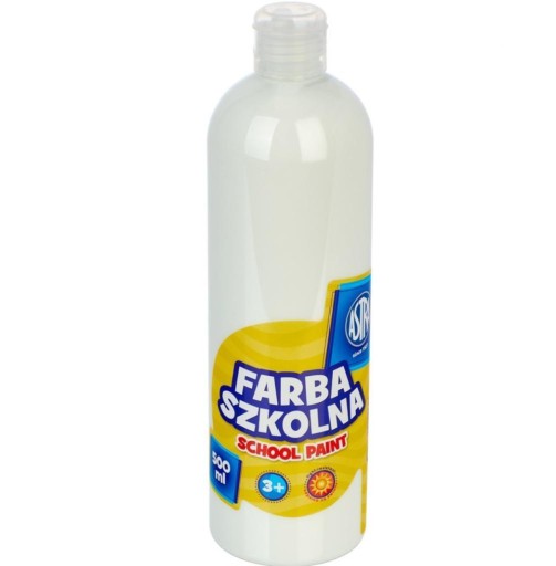 Školská farba na plagát BIELA 500ml 1 ks 3+ Astra