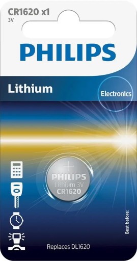 PHILIPS CR1620 3V lítiová batéria 2 ks