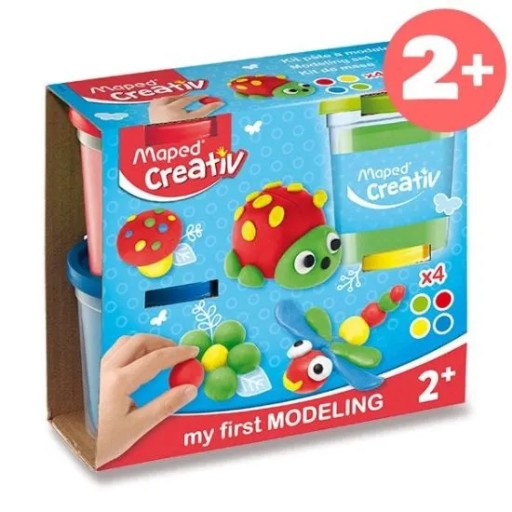 MAPOVANÁ KREATÍVNA PLASTOVÁ HMOTA 4x120g