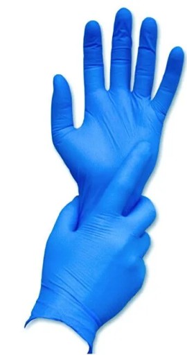 Nitrilové rukavice, veľkosť L, 10 ks