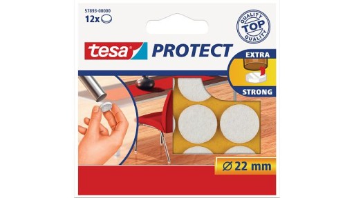TESA Plstené podložky 22mm 57893 hnedé