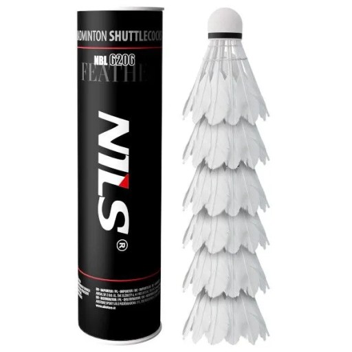 PIEROVÉ Okenice NA BADMINTON, 6 ks. PROMO od Duck Feathers