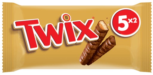 Twix chrumkavá tyčinka s karamelom a čokoládou 5x50g