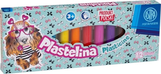 Plastelínové psy 12 farieb ASTRA