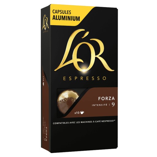 Nespresso Jacobs L'OR Espresso FORZA 10 kapsúl