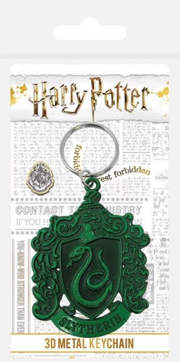 Kovová kľúčenka z filmu Harry Potter Slizolin