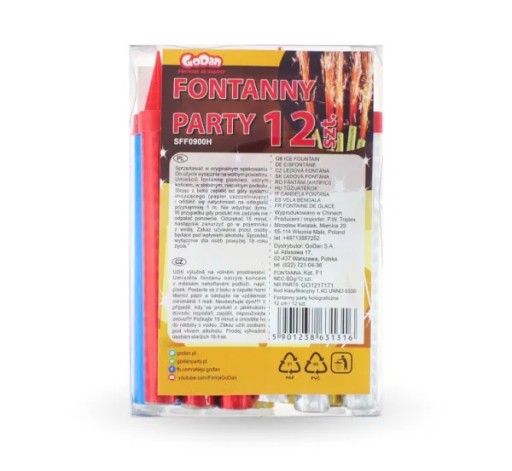 Holografická párty fontána - 1 ks