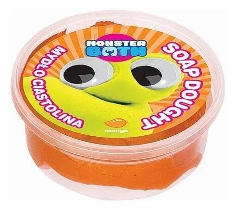 MONSTER BATH hracie mydlo na cesto s prekvapením 100 g, mix farieb, 1 kus
