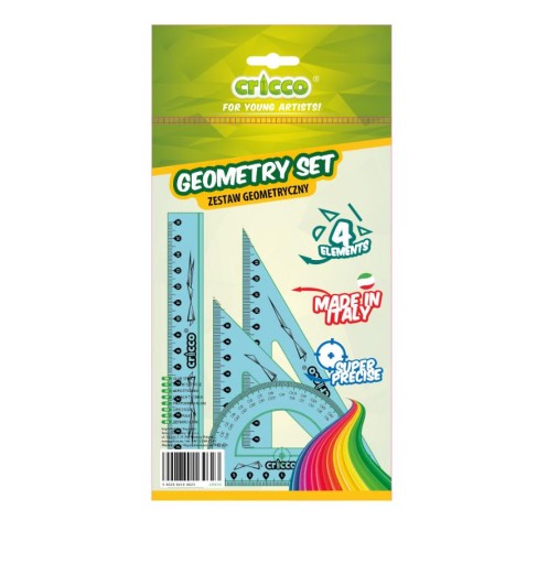 Cricco 4-dielna geometrická sada