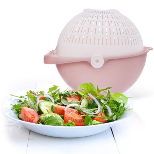 Miska so sitkom Plastové sitko 250 mm Cedník 2v1 otočný