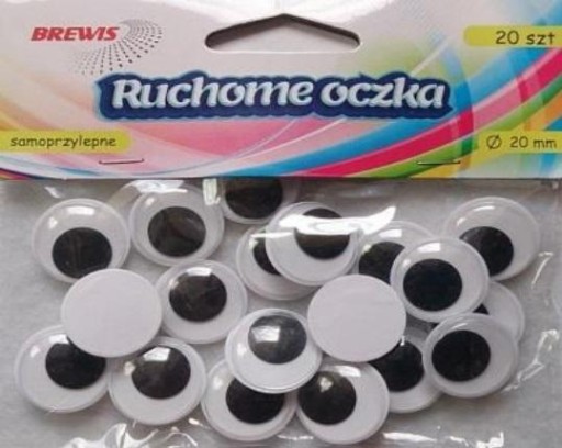 Pohyblivé oká 20mm 20ks