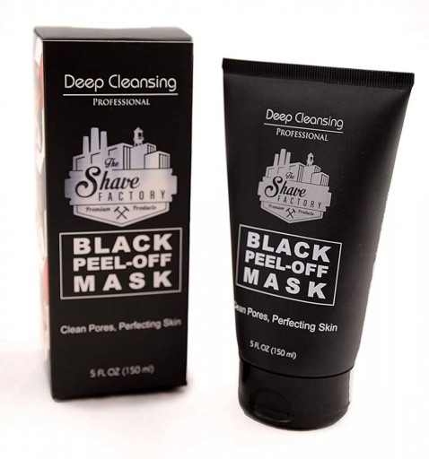 Čierna zlupovacia maska The Shave Factory 150 ml