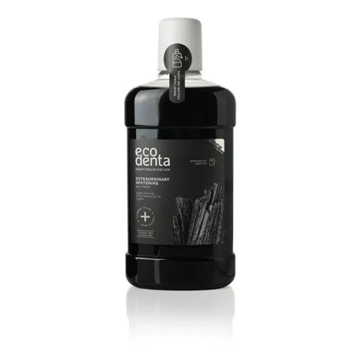ECODENTA Ústna voda s čiernym uhlím 480 ml