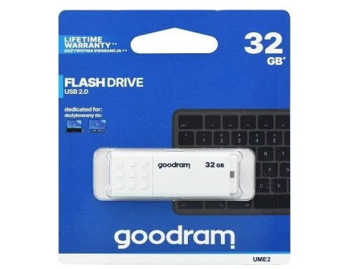 Goodram pendrive 32GB USB 2.0 UME2 biely