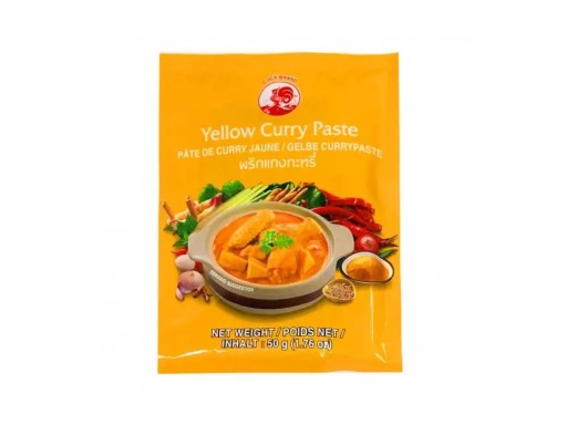 COCK Yellow Curry Paste vrecúško 50g Thajská žltá