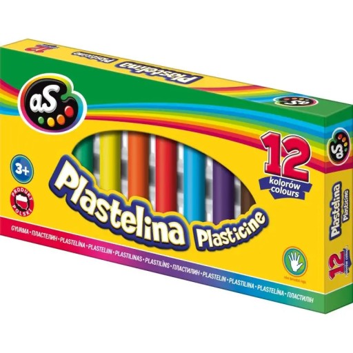 Plastelína As 12 farieb