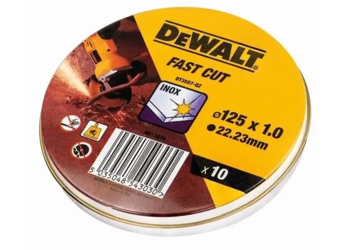 DeWalt rezací kotúč 125x1x22,2 mm - 1 ks.