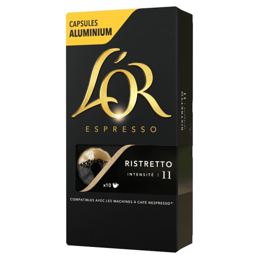 Kapsule Nespresso Jacobs L'OR Espresso Ristretto 10 ks.