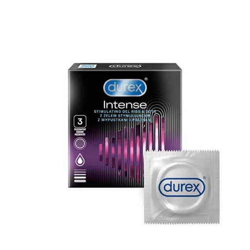 DUREX Intense stimulačné kondómy 3 ks
