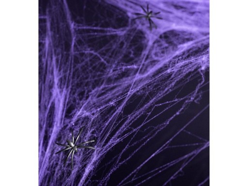 SPIDER WEB HALLOWEEN 60G FIALOVÁ