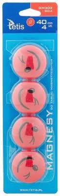 Magnety na dosky 40 mm 4ks Tetis GM303-SC4