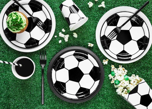 Papierové taniere Futbal 18cm 6ks Narodenin