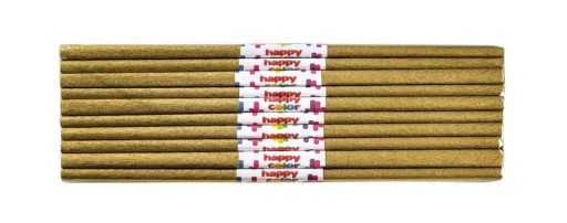Zvlnený hodvábny papier Happy Color gold