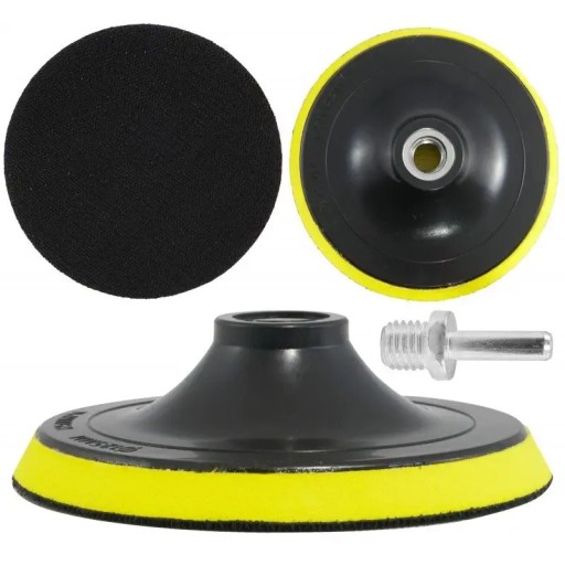 FLEXIBILNÝ KOTÚČ SO VELKÝM CROKOM 125MM NA BRÚSKU, vŕtačku, LEŠTENIE, LEŠTENIE