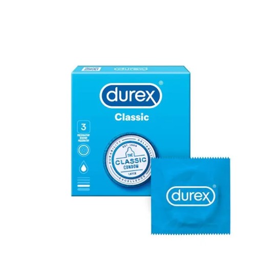 Durex Classic kondómy 3 ks.