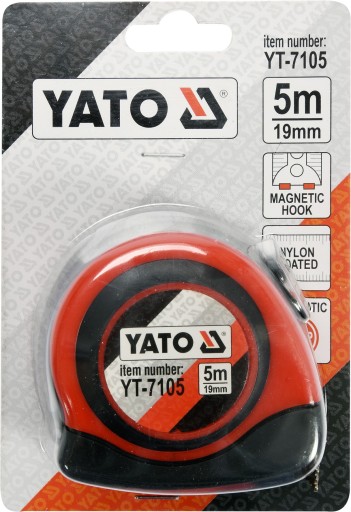 Zvinutá páska meria 5 m x 19 mm YT-7105 YATO