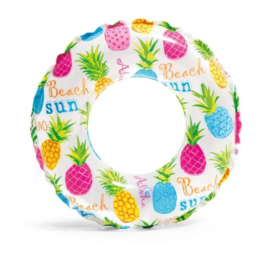 INTEX RING 61 CM DETSKÝ NAFUKOVACÍ KRUH NA VODU V BAZÉNE
