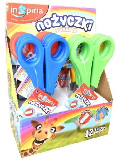 Školské nožnice s mierkou (displejom) Inspiria 7789