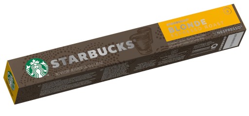 STARBUCKS BLONDE ESPRESSO PEČENÉ KAPSULY PRE NESPRESSO 10 KS
