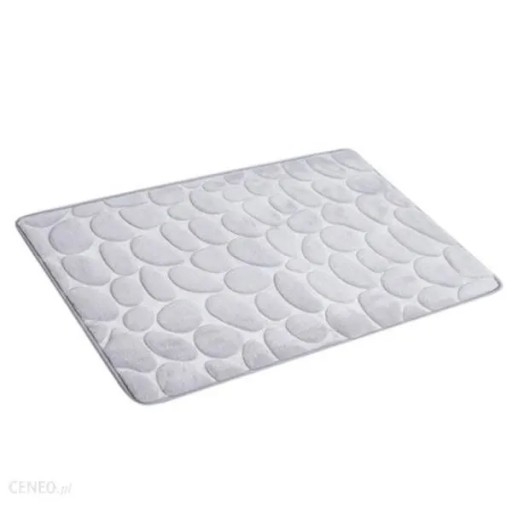 3D sivý kúpeľňový koberec