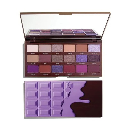 Paletka očných tieňov Makeup Revolution Violet Chocolate