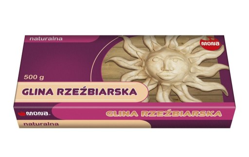 Prírodná sochárska hlina 500g Mona