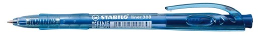 Guľôčkové pero Stabilo Automatic Liner, modré