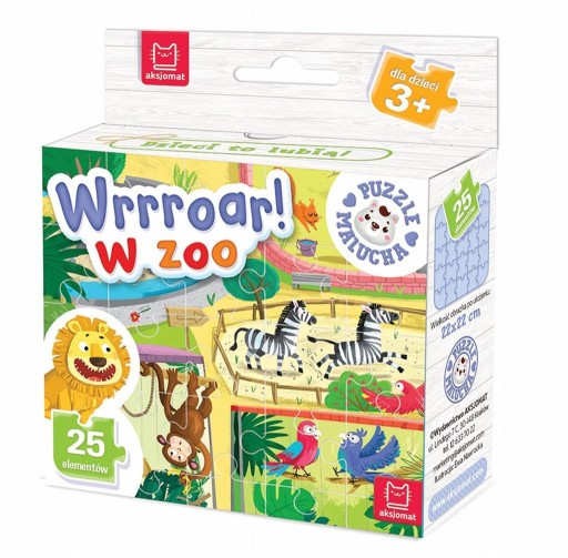 Wrrroar batoľa puzzle! V zoologickej záhrade