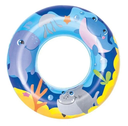 Bestway Nafukovací kruh na plávanie DELFIN 51cm